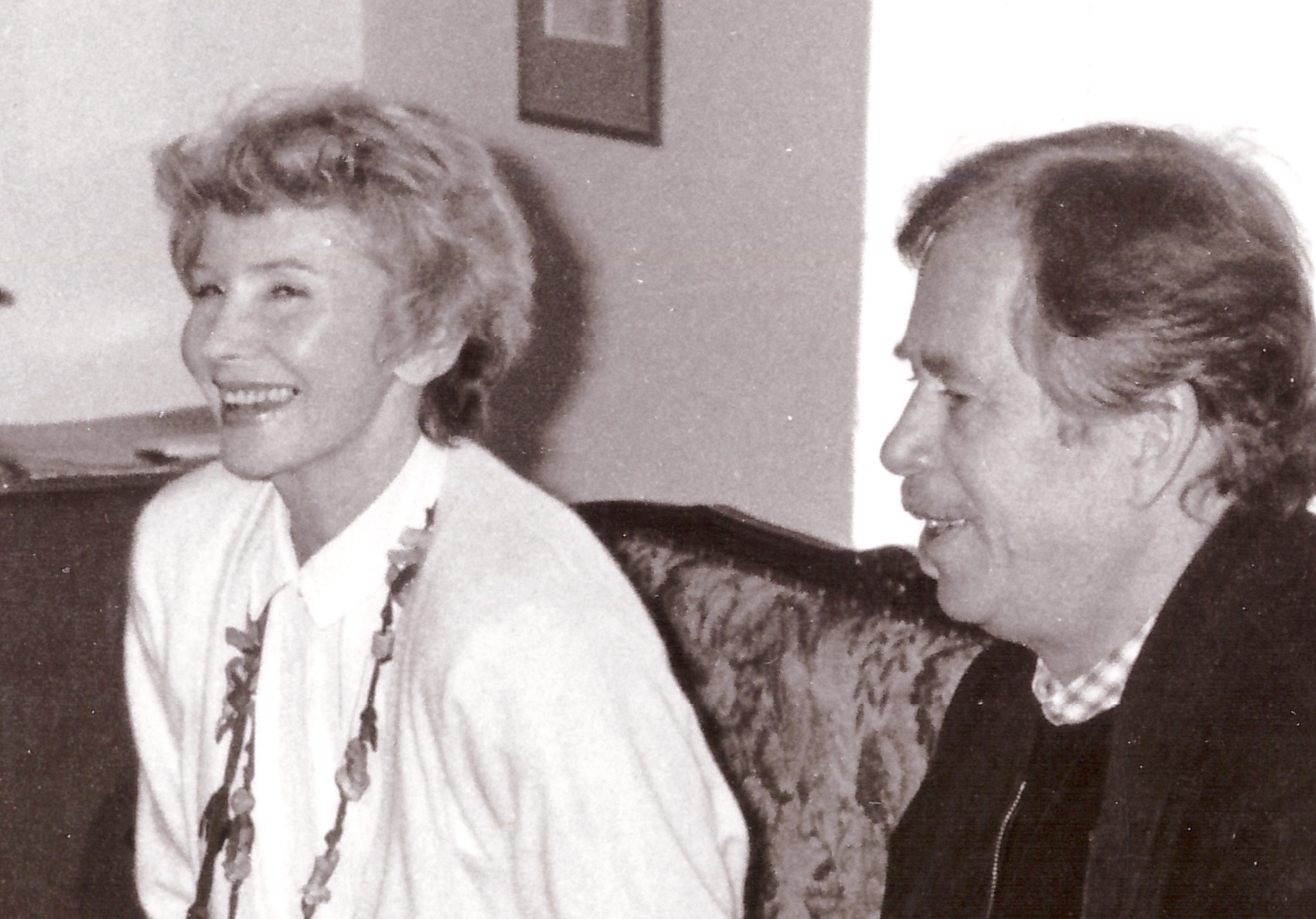 Dagmar Burešová a Václav Havel